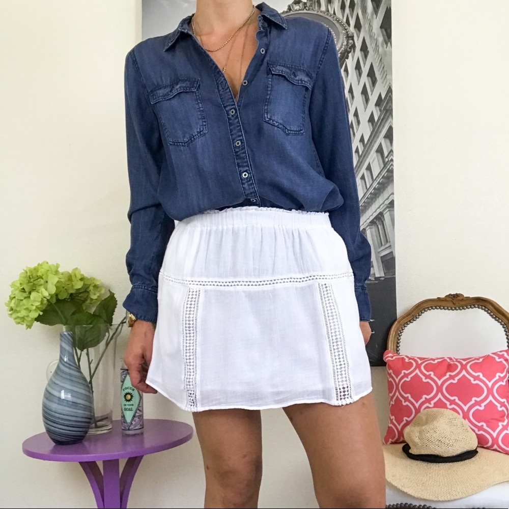 Madewell Short Peasant Skirt